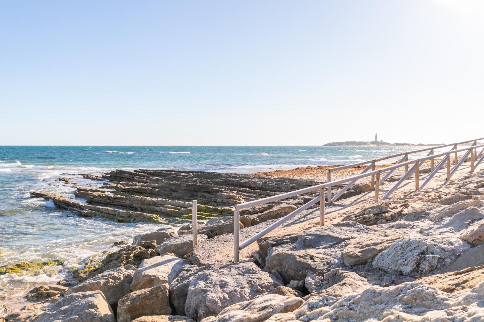Adosado Nuevo Con Piscina, Playa, Garaje Y Jardin Los Canos De Meca Luaran gambar