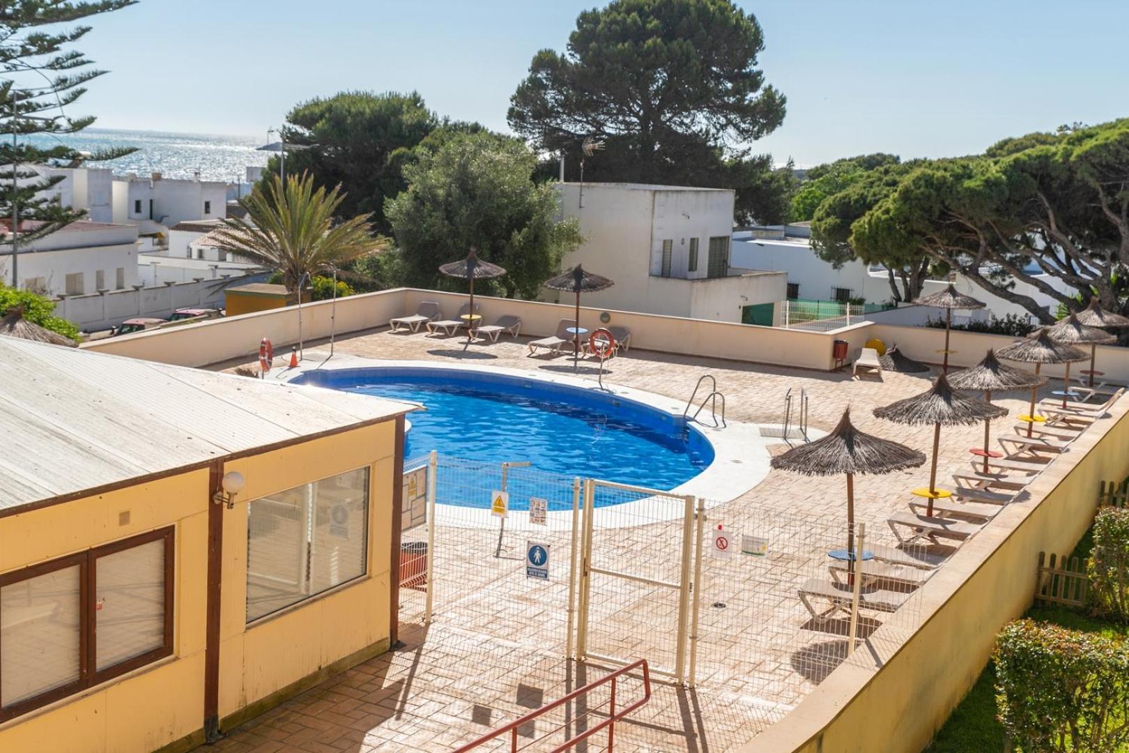 Adosado Nuevo Con Piscina, Playa, Garaje Y Jardin Los Canos De Meca Luaran gambar